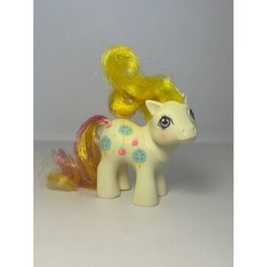 Vintage My Little Pony G1 Baby Sister Apple Delight 1984 Apple Trees Yellow Dots